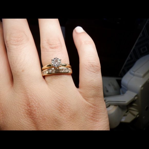 18k yellow gold solitaire 1/2ct round ct - Picture 6 of 6